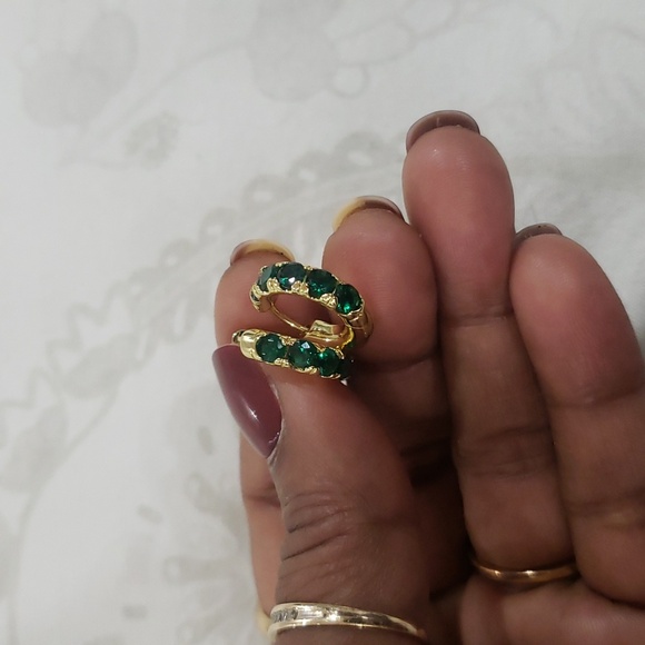 Zircon Earrings European And Fashion Earrings High Grade Gold Ear Buckles - Picture 12 of 12